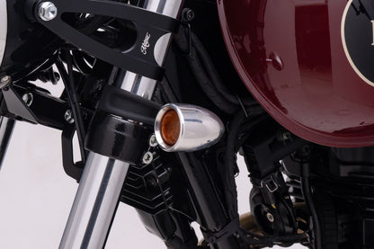 Turn Signals Aluminum Billet Polished 2 pcs M10 Universal