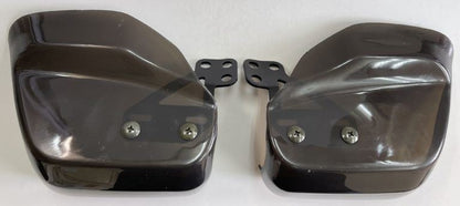 ナックルガード 取付け用ステー付き スモーク 左右セット 汎用