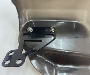 ナックルガード 取付け用ステー付き スモーク 左右セット 汎用