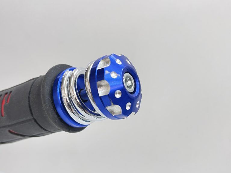 サスペンションバーエンドキャップ ブラック 18.5mm 左右セット 汎用