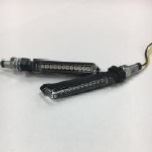 LED12連シーケンシャルウインカー M8ボルト クリア 縦12×横76×厚21mm 2個入 汎用