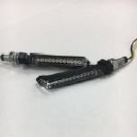 LED12連シーケンシャルウインカー M8ボルト スモーク 縦12×横76×厚21mm 2個入 汎用