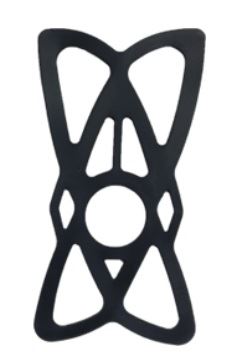 スマホホルダー用 落下防止バンドBIG ブラック 幅64×長さ126×厚み2mm 1枚