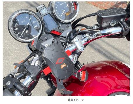 ワンプッシュスマホルダー 振動軽減ラバー付き タイプ2
