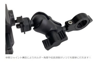 ワンプッシュスマホルダー Qi＋QC3.0USB 振動軽減ラバー付き タイプ3