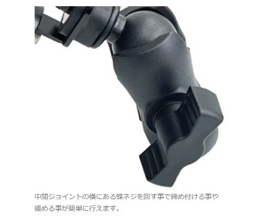 ワンプッシュスマホルダー Qi＋QC3.0USB 振動軽減ラバー付き タイプ3