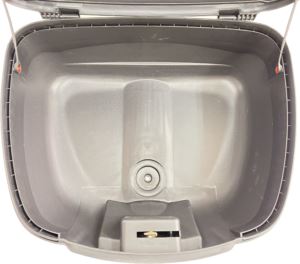 リアボックス 40L キャリア付き リフレクターブラック 幅48×奥行43×高さ31cm 汎用