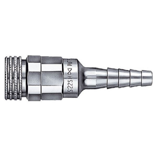 ミニカプラスーパ S22SH BRASS NBR ゴムホース取付用 酸素用