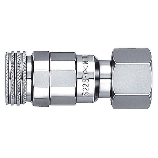 ミニカプラスーパ S22SF BRASS NBR 容器取付用 酸素用