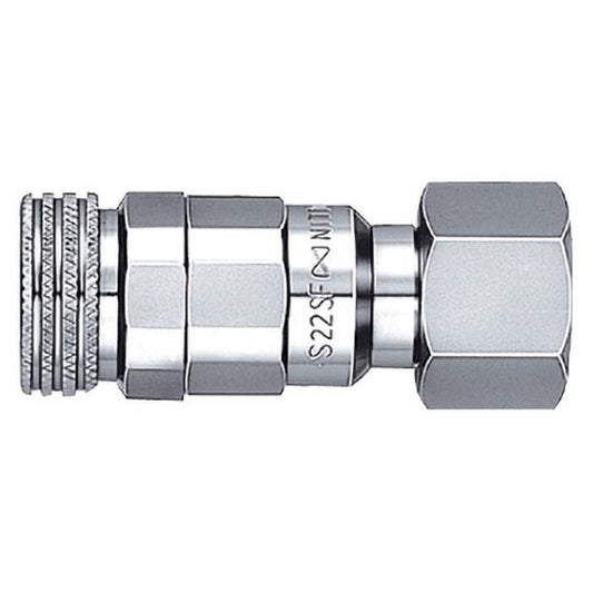 ミニカプラスーパ S22SF BRASS NBR 容器取付用 酸素用