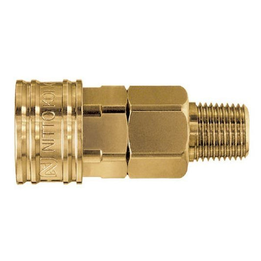 コンパクトカプラ CO-1SM BRASS FKM 真ちゅう/ふっ素ゴム めねじ取付用