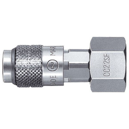 ミニコック CC22SF BRASS NBR 容器取付用 酸素用