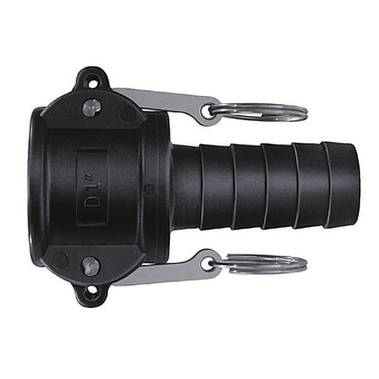 レバーロックカプラ LC-12TSH PP NBR 樹脂/ニトリルゴム ホース取付用