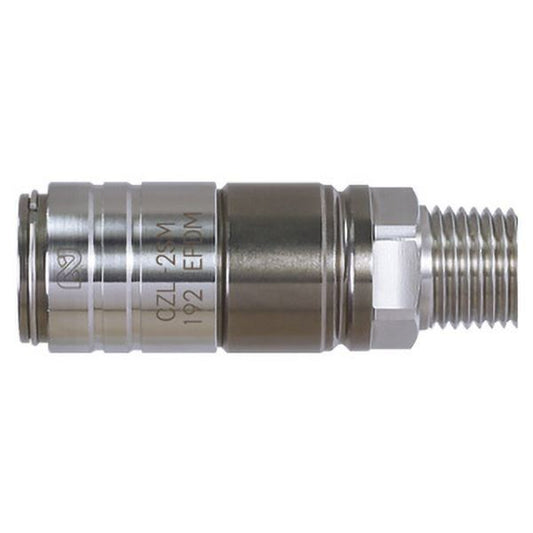 コンパクトゼロスピルカプラ CZL-2SM SUS EPDM ステンレス/エチレンプロピレンゴム めねじ取付用