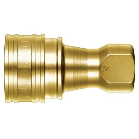 SP-Vカプラ 2S-V-A BRASS CR 真ちゅう/クロロプレンゴム おねじ取付用 タイプA