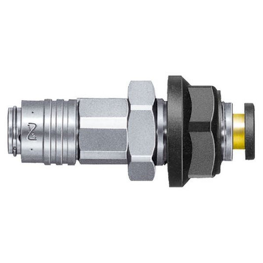 マイクロカプラ MC-04SCB BRASS NBR チューブフィッター付 パネル取付用