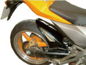 HUGGER リアインナーフェンダー ブラック/シルバーメッシュ ZX-6R(05-06) Aタイプ
