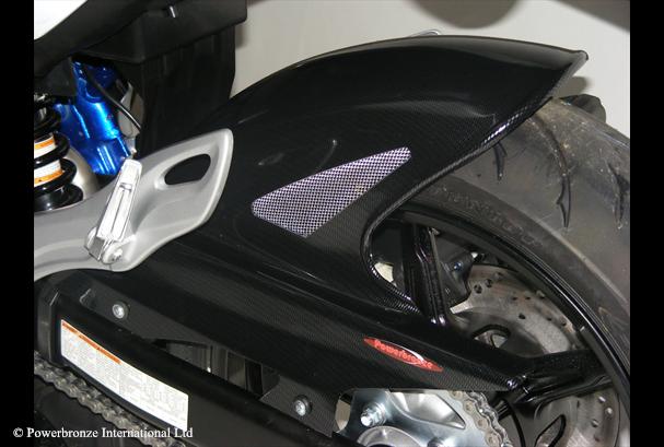 HUGGER Rear Inner Fender Black/Silver Mesh Gladius 400/650 (10-) A+C Type