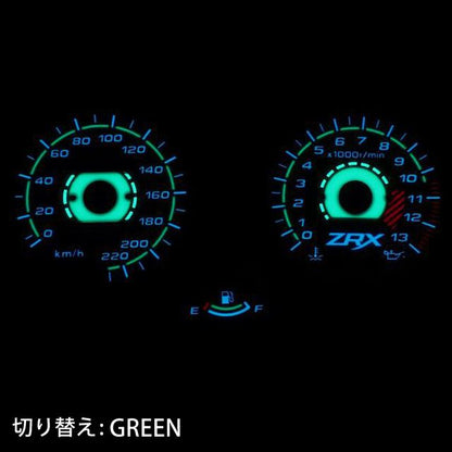 ELメーター補修用パネルセット ACスタイル ZRX1100/1200