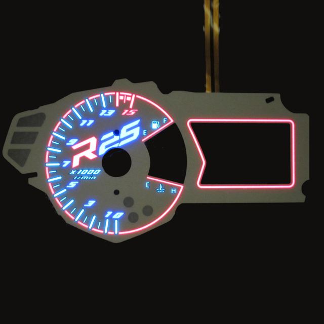 EL Meter Repair Panel Set AC Style YZF-R25 ABS