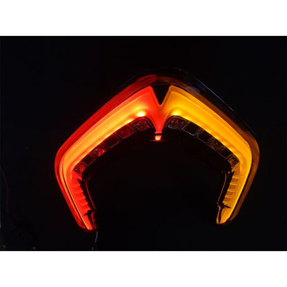 Integrated Taillight with Built-in Turn Signals, Light Smoke, PanigaleV4/V2 StreetFighterV4/V2