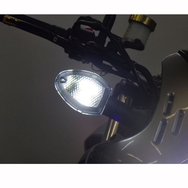 Turn Signal Position Daytime Running Light Kit White/Smoke Lens V-Strom650/1000 SV650/X