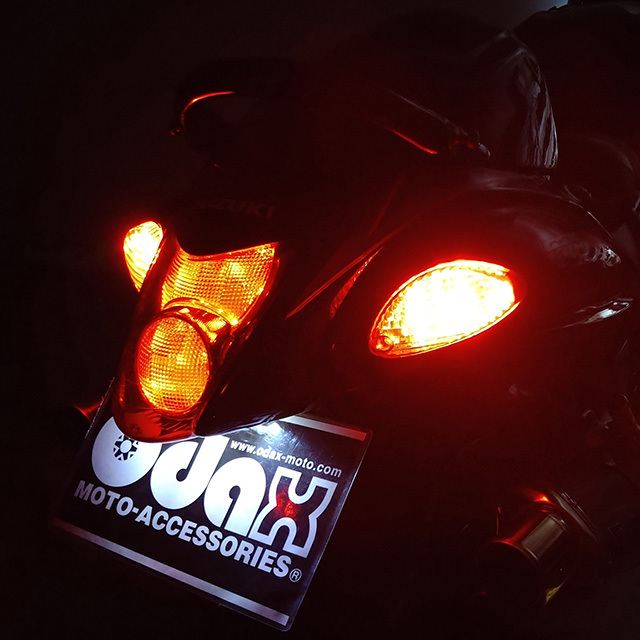 LED Rear Fog Light Kit ver.2, Smoked Lens, GSX1300R Hayabusa