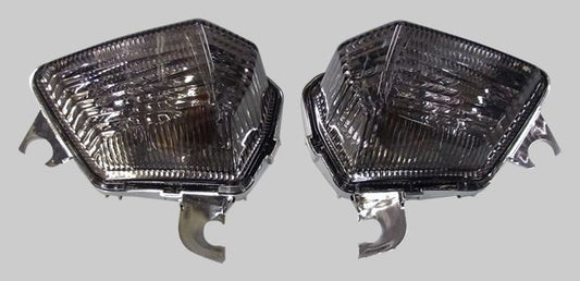 ウインカーレンズセット LEDバルブ付属 スモーク 2個入 ニンジャ1000