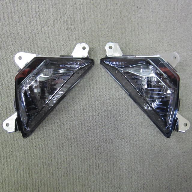 Winker Lens Set with LED Bulbs, Smoke, 2 pcs, Ninja 250/400/650/1000