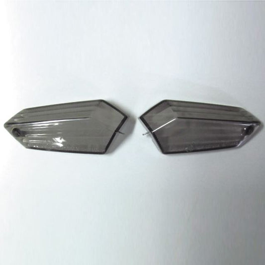 ウインカーレンズセット LEDバルブ付属 スモーク 2個入 ニンジャ250/400/1000 ZX-6R