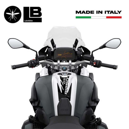 3D Sticker Set Carbon Print/Black R1250GS