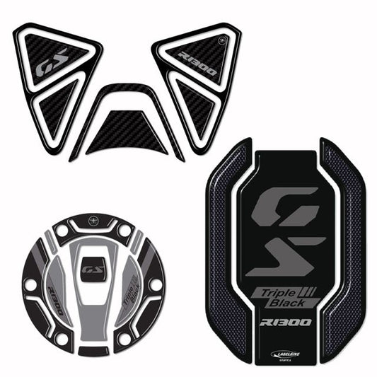 3D Sticker Set Carbon Print/Black R1300GS
