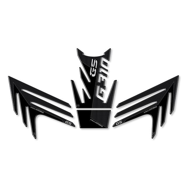 3D Sticker Set Carbon Print/Black G310GS