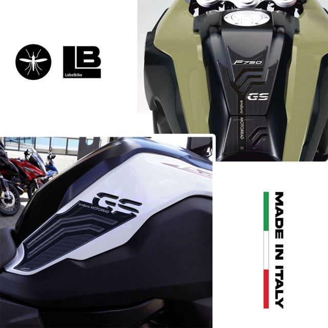 3Dステッカーセット カーボンプリント F750GS