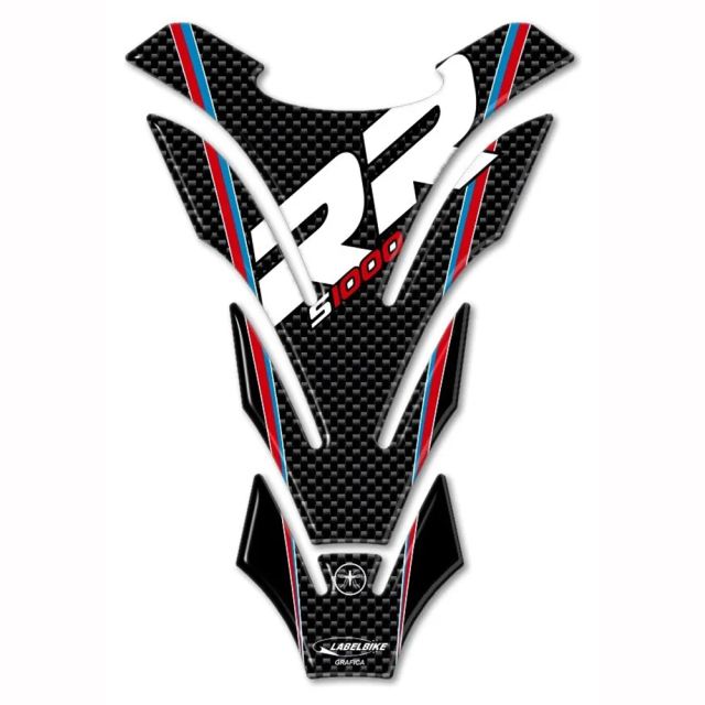 3Dタンクステッカー カーボンプリント S1000RR