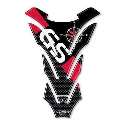 3D Tank Stickers BMW/GS Series Carbon Print/Black/Red