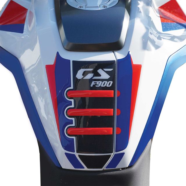 3Dタンクステッカー トリコロール/カーボンプリント F900GS