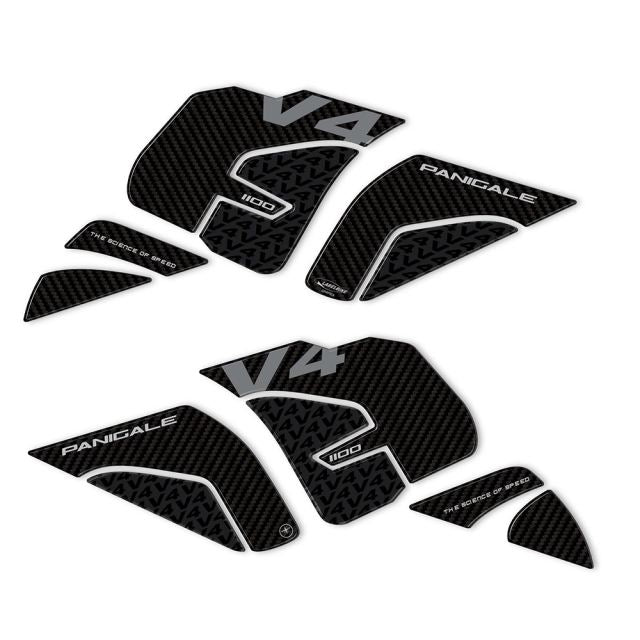 3D Tank Side Sticker Carbon Print PANIGALE V4