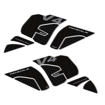 3D Tank Side Sticker Carbon Print PANIGALE V4