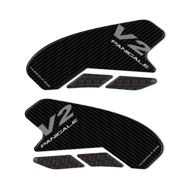3D Tank Side Stickers Carbon Print PANIGALE V2