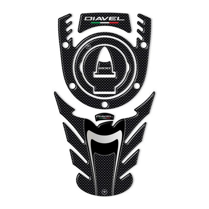 3Dステッカーセット カーボンプリント DIAVEL