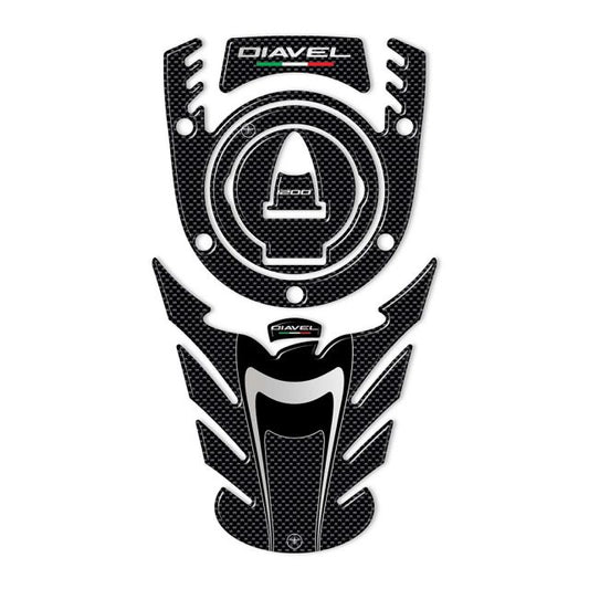 3Dステッカーセット カーボンプリント DIAVEL