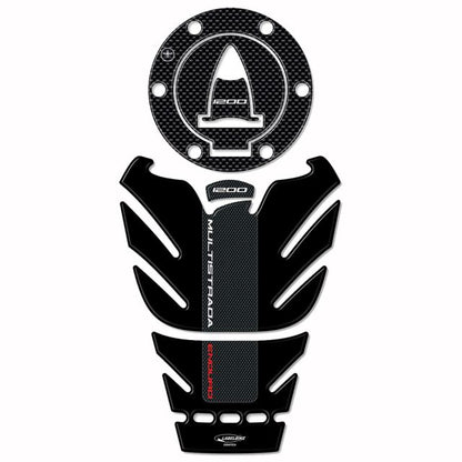 3Dステッカーセット カーボンプリント Multistrada1200