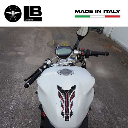 3D Tank Sticker Carbon Print SuperSport