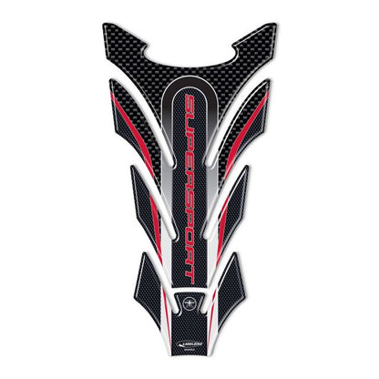 3D Tank Sticker Carbon Print SuperSport