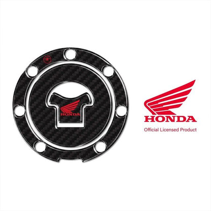 3D Fuel Cap Sticker Carbon Print/Red for CB1300/1000/400SF VTR250/1000F/SP