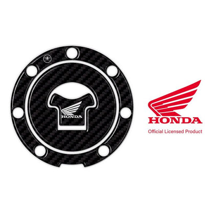 3D Fuel Cap Sticker Carbon Print/White CB1300/1000/400SF VTR250/1000F/SP