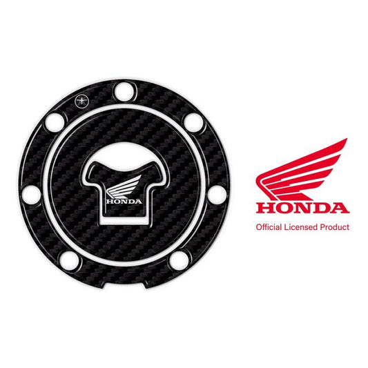 3D Fuel Cap Sticker Carbon Print/White CB1300/1000/400SF VTR250/1000F/SP
