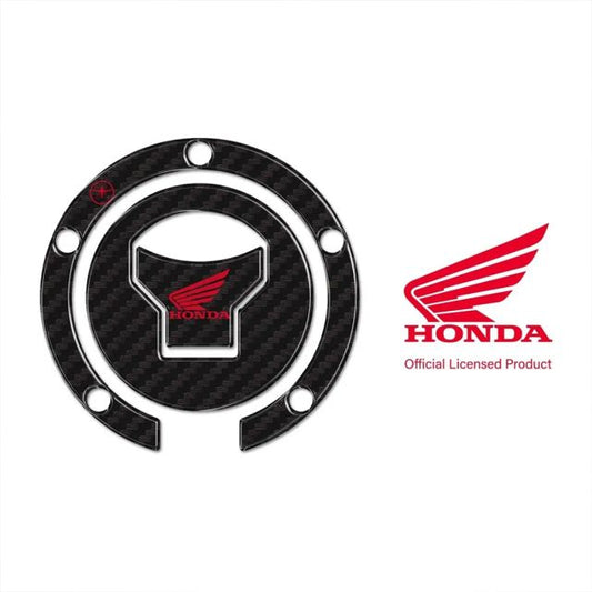 3D Fuel Cap Sticker Carbon Print/Red for CB125R/250R, Rebel 250/500, GROM, Monkey 125