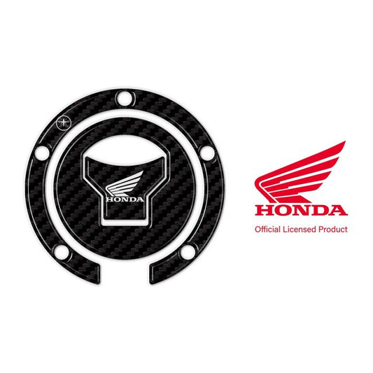 3D Fuel Cap Sticker Carbon Print/White for CB125R/250R, Rebel 250/500, GROM, Monkey 125